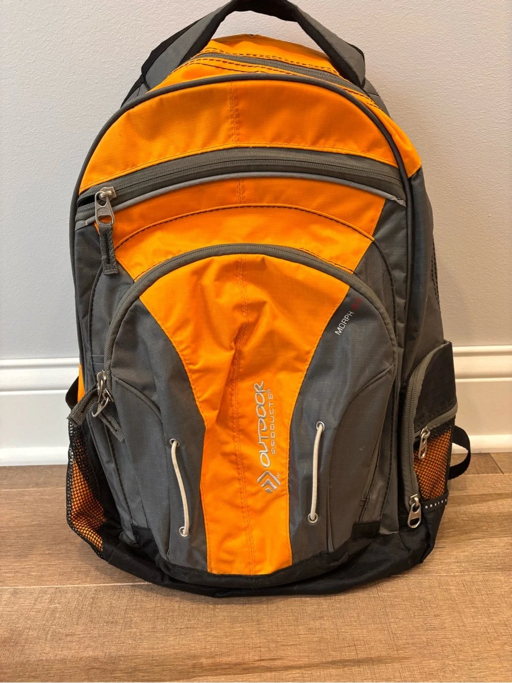 Outdoor Products Men’s Orange and Gray Everyday Backpack